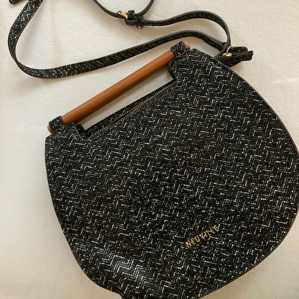 Neuville Leather Handbag with Crossbody Strap -NEW w/o tags